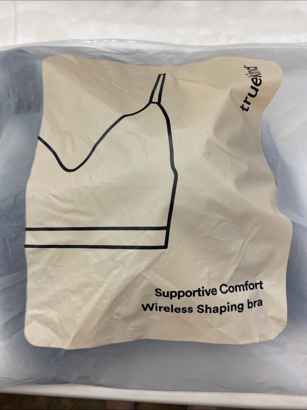 Truekind Supportive Comfort Wireless Bra - Black